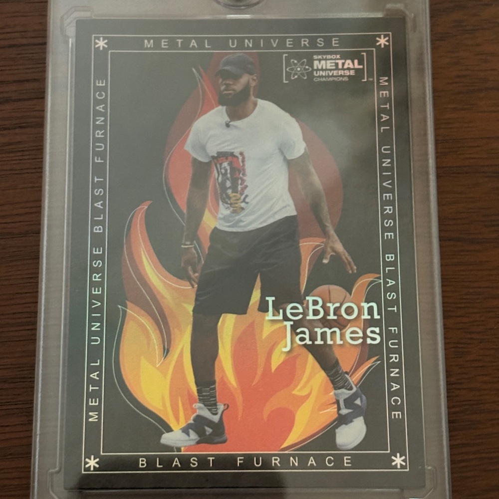 LeBron James Metal Universe Blast Furnace Art Card New/Mint